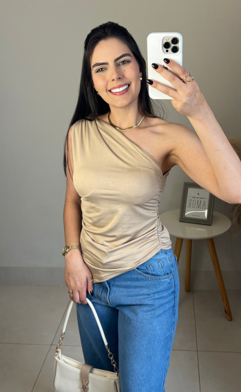 Blusa Assimétrica | Ombro Só