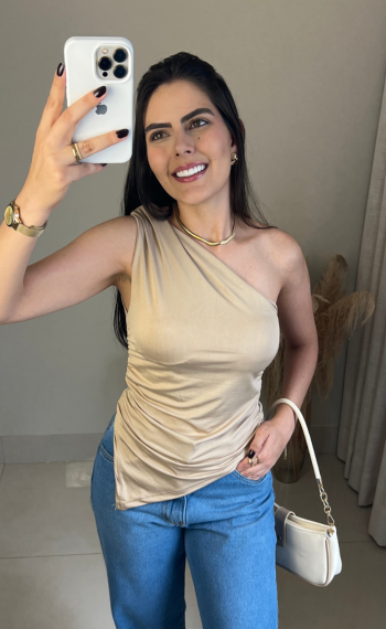 Blusa Assimétrica | Ombro Só