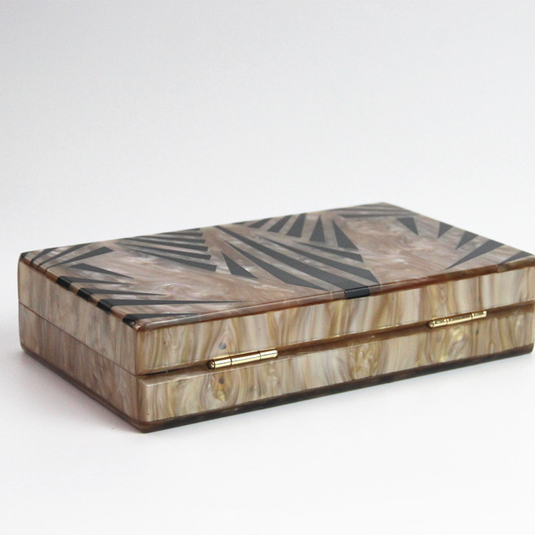 Bolsa Clutch Madrepérola - Nude - Loja Vivanz