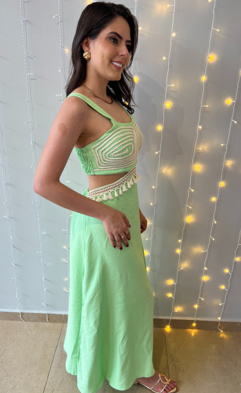 Vestido Bordado Malu