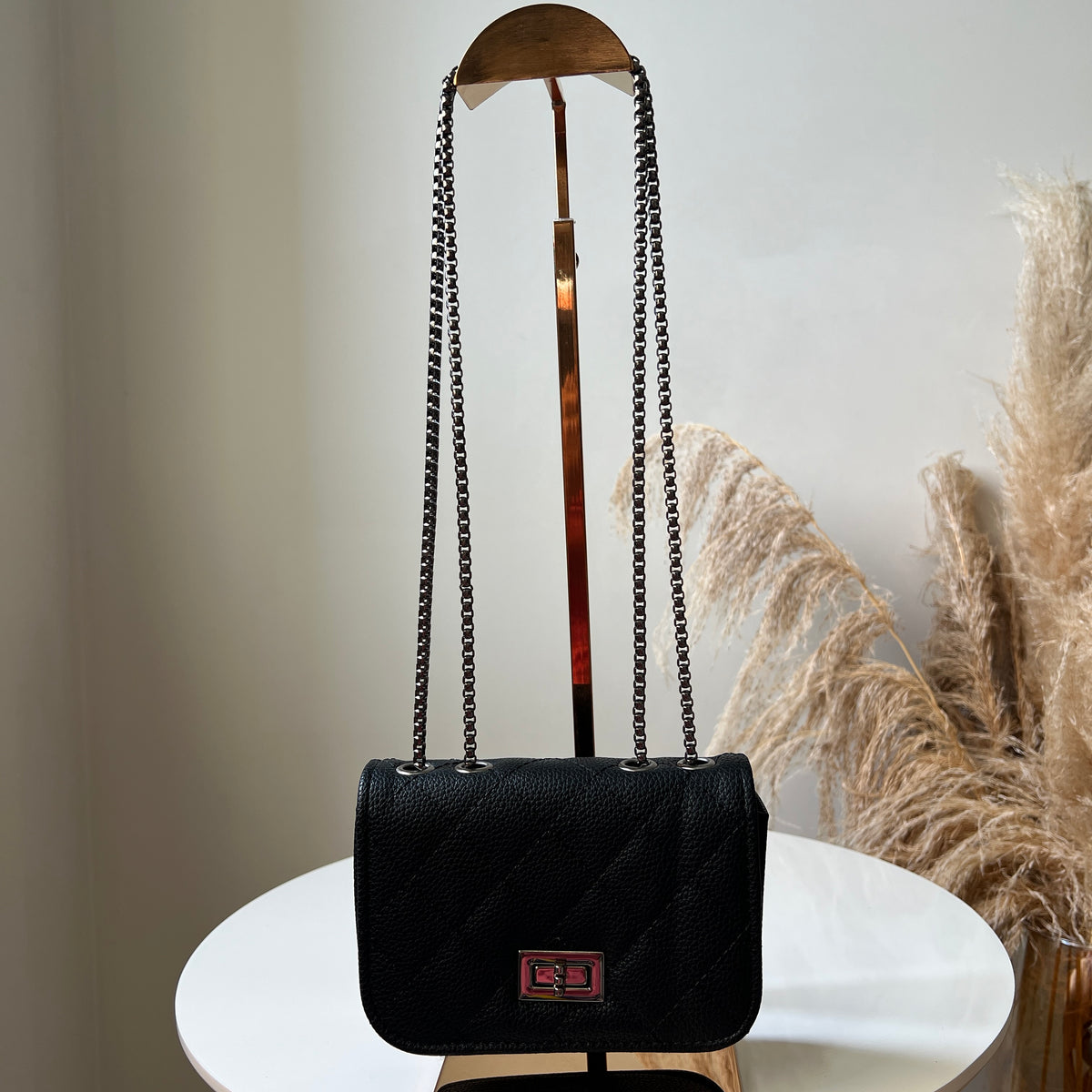 Bolsa Raquel Pequena - Preta