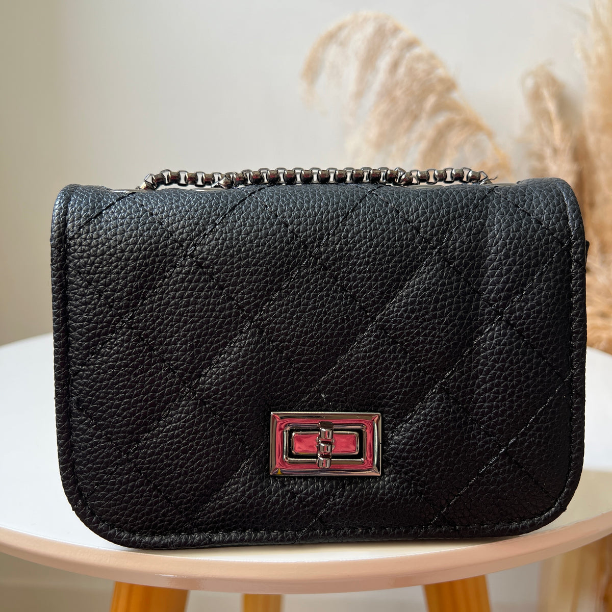 Bolsa Raquel Pequena - Preta