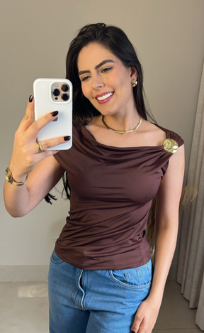 Blusa Poliamida | Detalhe Orgânico
