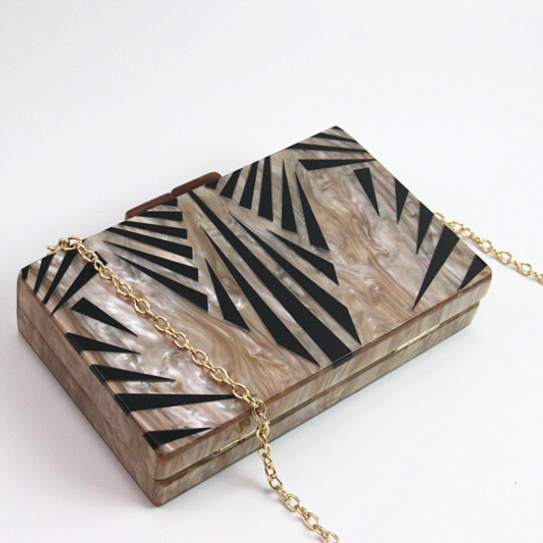 Bolsa Clutch Madrepérola - Nude - Loja Vivanz
