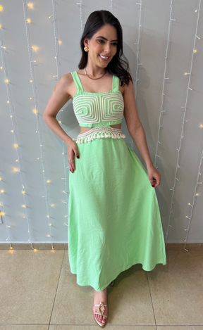 Vestido Bordado Malu