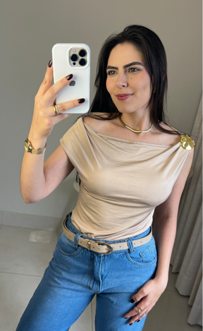 Blusa Poliamida | Detalhe Orgânico