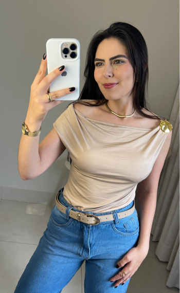 Blusa Poliamida | Detalhe Orgânico