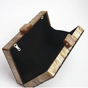 Bolsa Clutch Madrepérola - Nude - Loja Vivanz