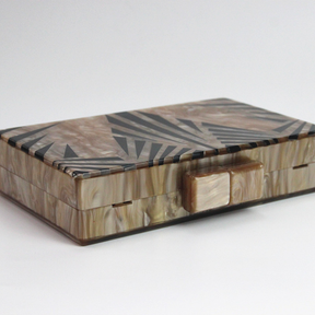 Bolsa Clutch Madrepérola - Nude - Loja Vivanz