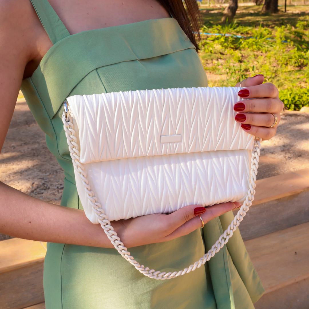 Bolsa Juliana Média - Branca - Loja Vivanz