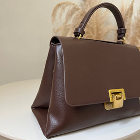 Bolsa Mabel Média - Marrom