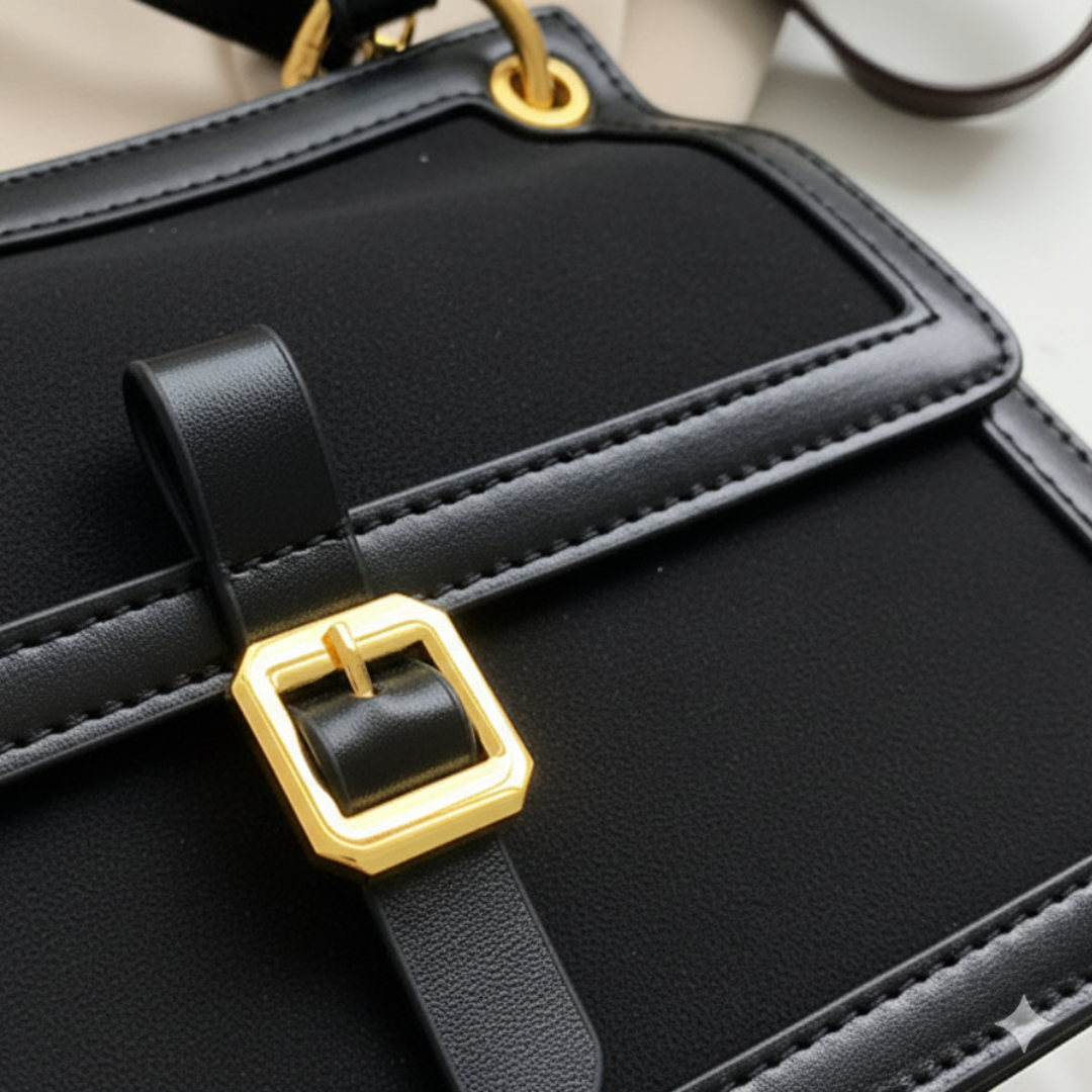 Bolsa Charlote Média - Preta - Loja Vivanz