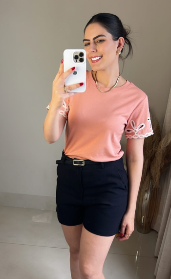 Blusa Bordada Marina